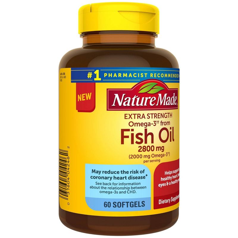 Nature Made Fish Oil 2800mg Omega-3 Softgels - 60ct, 6 of 12