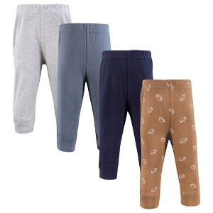 Hudson Baby Boys Cotton Pants and Leggings, Football Fan - 1 of 4