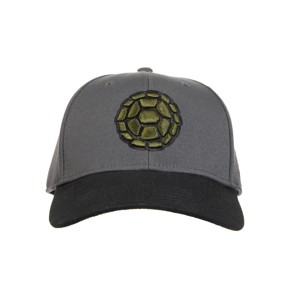 Teenage Mutant Ninja Turtles Embroidered 3D Turtle Shell Gray Snapback Hat - 1 of 4