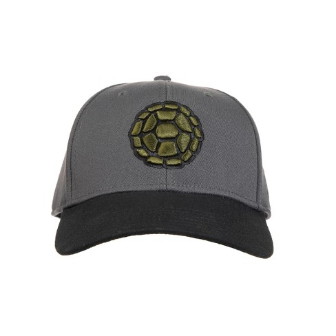 Teenage Mutant Ninja Turtles Embroidered 3D Turtle Shell Gray Snapback Hat - image 1 of 4