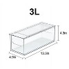 LunaLulinlk Clear Stackable Refrigerator Organizer Bins Pull-Out Drawers for Fruit and Veggies, 12L - 2 of 4