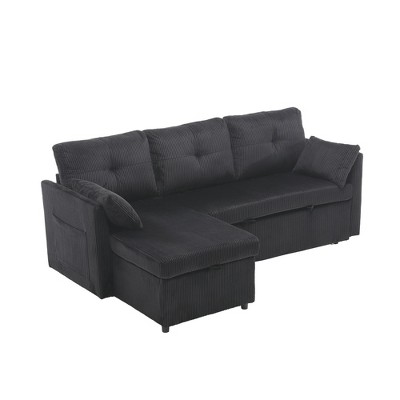 TiramisuBest Furniture, Modular Sectional Sofa with Storage, Sideboard Buffet Style Design for Living Room