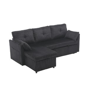 TiramisuBest Furniture, Modular Sectional Sofa with Storage, Sideboard Buffet Style Design for Living Room - 1 of 4