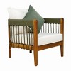 KTMBDW Patio Club Chair with Handwoven Rope Accents & Curved Backrest - Boho Patio Lounge Chair with Cushions for Porch, Garden - 4 of 4
