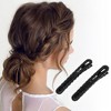 Unique Bargains Fashion Wave Ellipse Hair Clips Hairdo Clip 1 Pair - 2 of 4