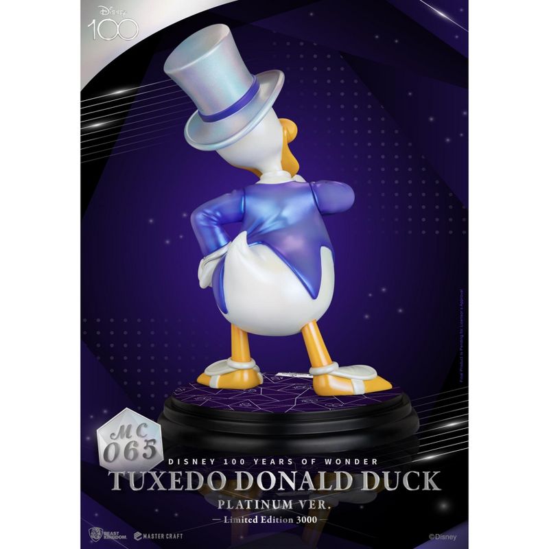 Disney 100 Years of Wonder Master Craft Tuxedo Donald Duck (Platinum Ver.) (Master Craft), 4 of 5