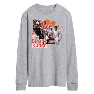 Men's - The Brady Bunch - Family Photo Long Sleeve Graphic T-Shirt - 1 of 3