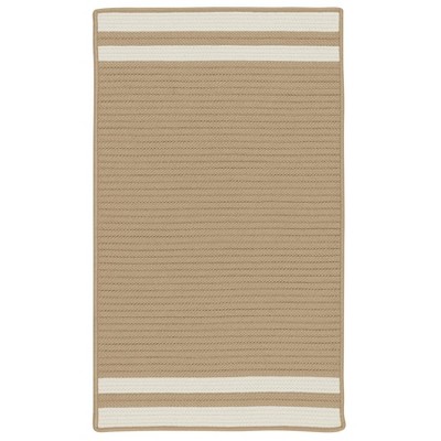 Colonial Mills Denali End Stripe Area Rug, 5x7, Ivory