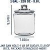 Set of 2 Anchor Hocking Heritage Hill 1 Gallon Glass Jar with Lid - 2 of 4