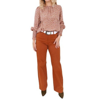 Women's High Rise Wide Leg Pants - Judy Blue