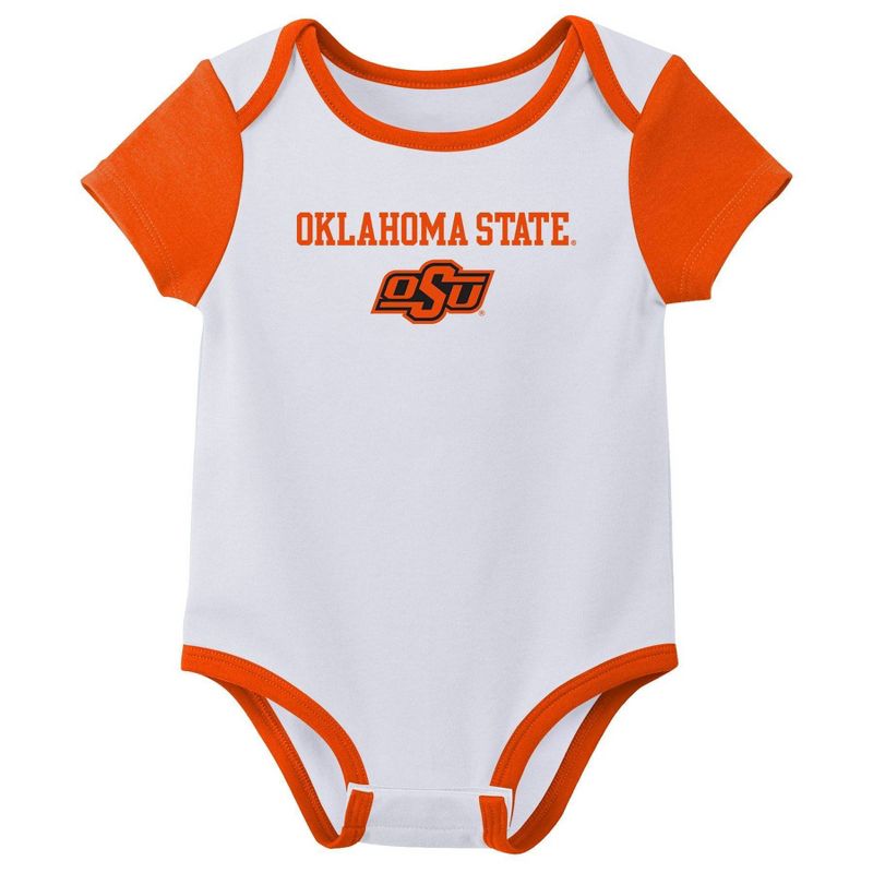 NCAA Oklahoma State Cowboys Infant 3pk Bodysuit, 2 of 5