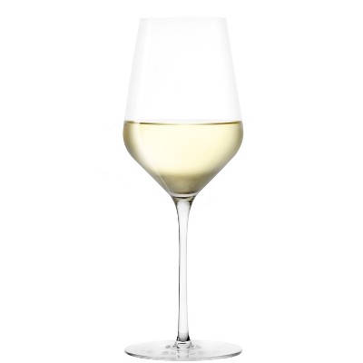 Stolzle Lausitz STARlight Crystal 13.75 Ounce White Wine Glass, Set of 6