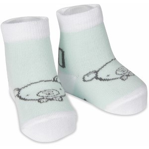 Pavilion Gift Company - Soft Green Bear - 0-3 Months Socks - Socks - 1 of 4