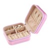 Unique Bargains Travel Square Small Portable PU Leather Jewelry Organizer Case Storage - 4 of 4