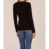 Women's Fitted Long Sleeve Crewneck Top - bobi - 3 of 4