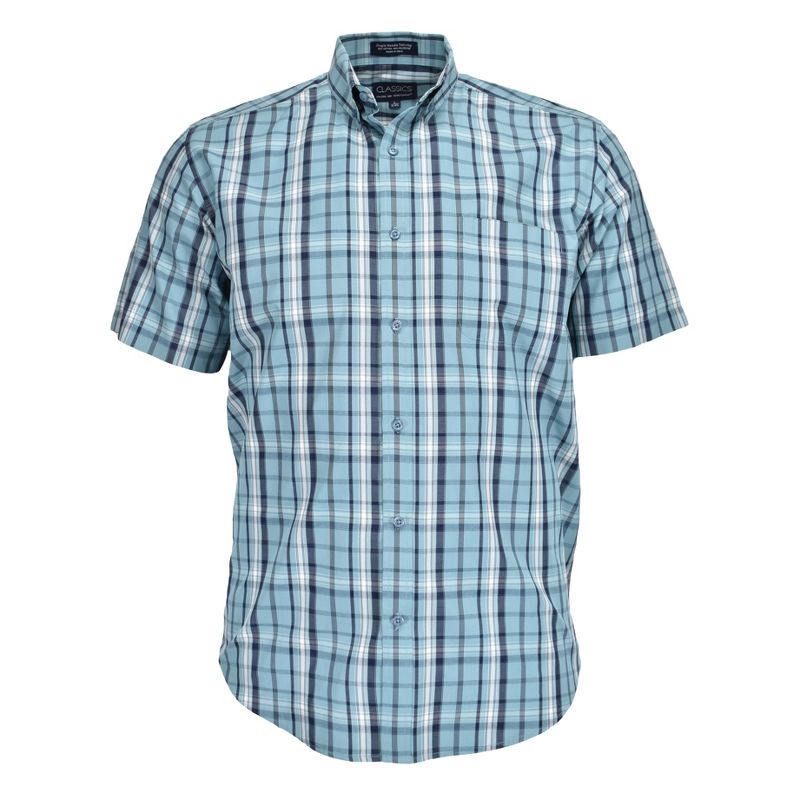 Falcon Bay Men's Big and Tall Button Down Collar Sport Shirt, 1 of 4