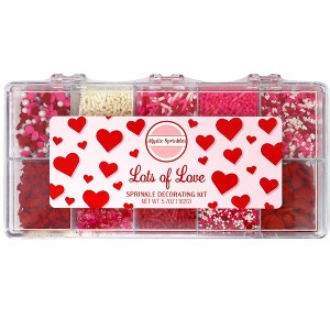Mystic Sprinkles Lot's Of Love Sprinkle Decorating Kit 5.7oz - 1 of 4