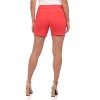 Rekucci Women's Comfort Fit Woven Riviera Shorts with Zipper Pockets - 3 of 4