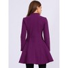 INSPIRE CHIC Women's Single Breasted Long Sleeve Mid-Long Winter Coat - 4 of 4
