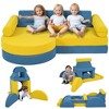 Whisen 12-Piece Modular Soft Foam Play Couch for Toddlers, Convertible Kids Sectional Sofa with Removable Covers, Creative Building Blocks - 4 of 4