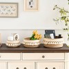 VECELO Woven Storage Basket Decorative Coiled Rope Basket Washable Woven Laundry Basket - 4 of 4