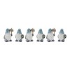 Christmas Gnome Mini Figurines – 6-Piece Resin Set for Holiday Decor by Melrose - 4 of 4