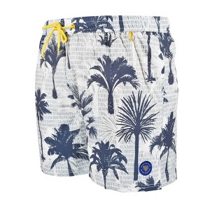 Banana Boat UPF50+ Men's Quick Dry Bathing Suit | Royal Palm Trees X-Large - 1 of 3