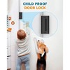 DOMETOUR Home Security Door Reinforcement Lock – Child Proof, Withstands 800 lbs, Deadbolt Door Latch Lock for Front Door, Patio, Apartment - 4 of 4