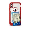 Reiko iPhone X/iPhone XS Belt Clip Polymer Case in Clear Red - 3 of 4