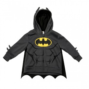 Kids Batman Cosplay Hoodie with Cape - 1 of 2