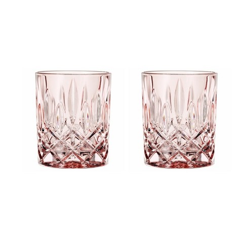 Viski Shatterproof DOF Drinking Glasses - Acrylic Rocks Glasses