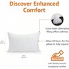 Down Alternative Pillows, Soft Density, Queen, Pack of 2, White, 30x20 Inches - 2 of 4