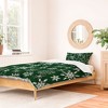 Iveta Abolina Silent Night Green Duvet Cover + Pillow Sham(s) - Deny Designs - 2 of 4