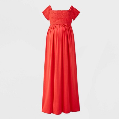 Slip Maternity Midi Dress - Isabel Maternity By Ingrid & Isabel™ Red Xl :  Target