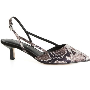 Women's Plus Size WIDE FIT Mila Slingback - reptile | CITY CHIC - 1 of 4