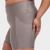 Women's Effortless Support High-Rise Pocketed Bike Shorts 6" - All In Motion™ - 3 of 3
