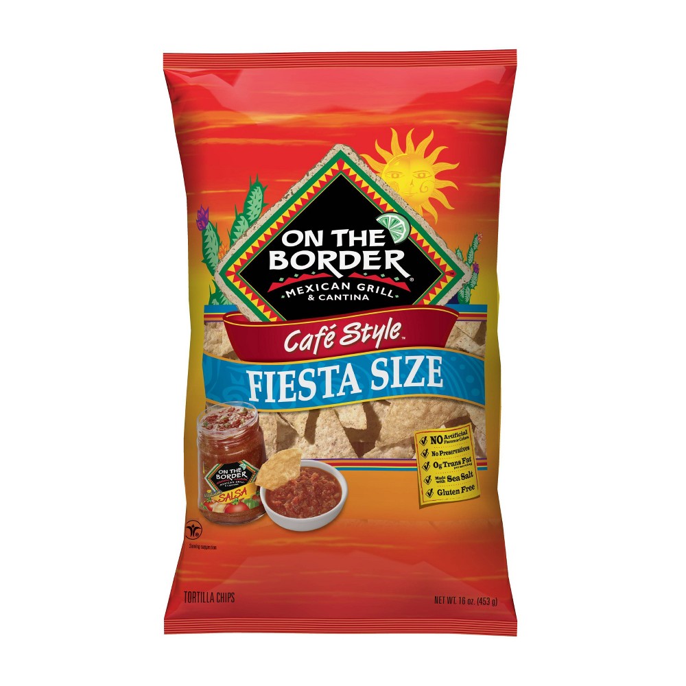 UPC 781138710183 - On The Border Cafe Style Tortilla Chips