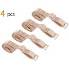 Allegra K Women's Stretchable Shoulder Bra Straps Adjustable Elastic Straps 2 Pairs - 2 of 4