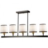 Artcraft Lighting Coco 5 - Light Island Pendant Light in  Gold/Black - 2 of 4