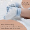 Cozyway Non-Slip Crew Grip Toddler Socks, 12 Pack for Boys, Black/White/Gray/Blue/Light Blue, 3-5 Years Old - 3 of 4