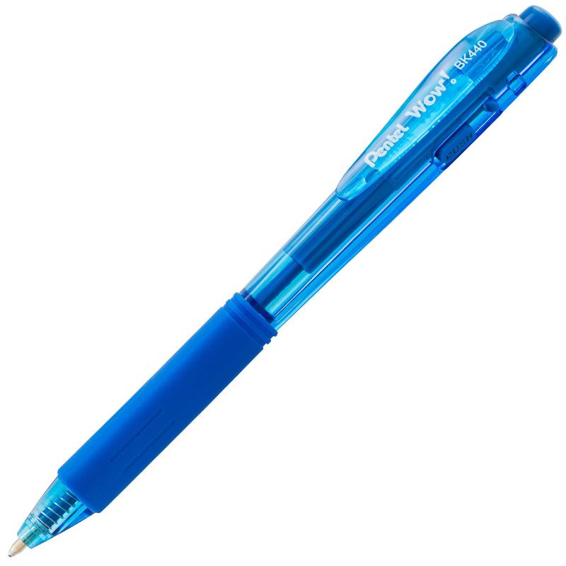 8ct Wow! Ballpoint Pens 1mm Black/Blue/Red - Pentel, 5 of 9
