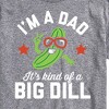 Men's - Instant Message - Dad Kind Of Big Dill Short Sleeve Graphic T-Shirt - 2 of 4
