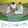 Waterproof  Outdoor Rug - Reversible Patio Carpet, UV & Stain Resistant, Portable RV Mat for Camping, Deck, Picnic - 4 of 4