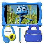 Contixo Kids Tablet V10 Bundle, 7-inch HD, ages 3-7 with Camera, Parental Control, 16GB, WiFi, Learning, with Kids Headphones and Tablet Bag