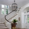 Dolonm Black Geometric Pendant Chandelier, Industrial Metal Frame,Kitchen (No Bulbs) - 4 of 4
