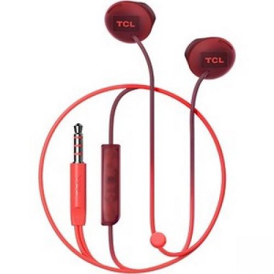 TCL Sunset Orange In-ear Headphones with Mic - SOCL200OR - Stereo - Mini-phone - Wired - 32 Ohm - 15 Hz - 22 kHz - Earbud - Binaural - In-ear