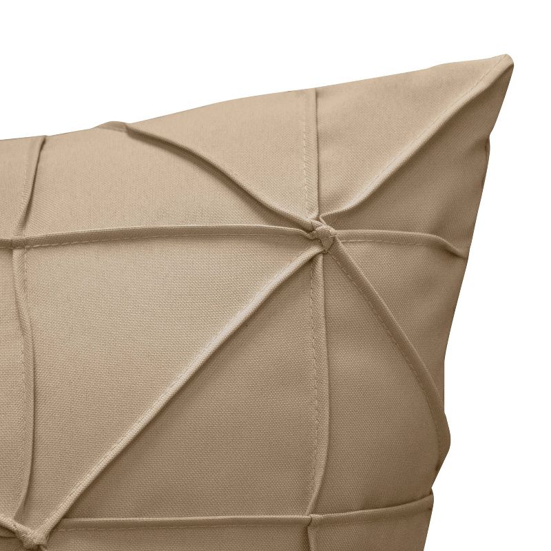 Fishnet Pleat Indoor/Outdoor Throw Pillow - Edie@Home, 5 of 8