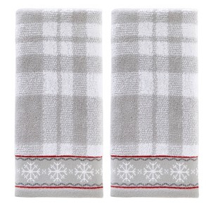 SKL Home 2pk Whistler Snowman Hand Towels - 1 of 4
