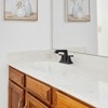 2-Handle Bathroom Sink Faucet, Matte Black 4 Inches Centerset Vanity Faucet Bathroom Faucet with Pop Up Drain & Supply Lines Modern Lavatory Faucet - 2 of 4