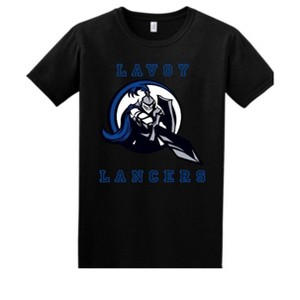 Adult Lavoy Exceptional Center Lancers Name & Graphic Essential Soft T ...